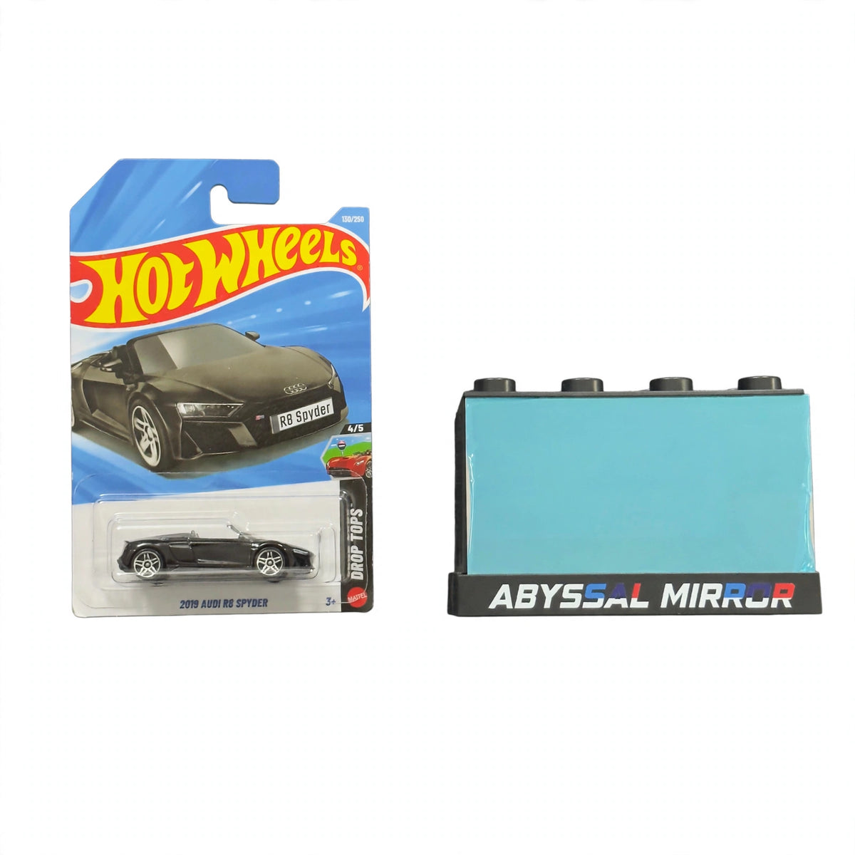 Hotwheels 2019 Audi R8 Spyder + Abyssal Mirror