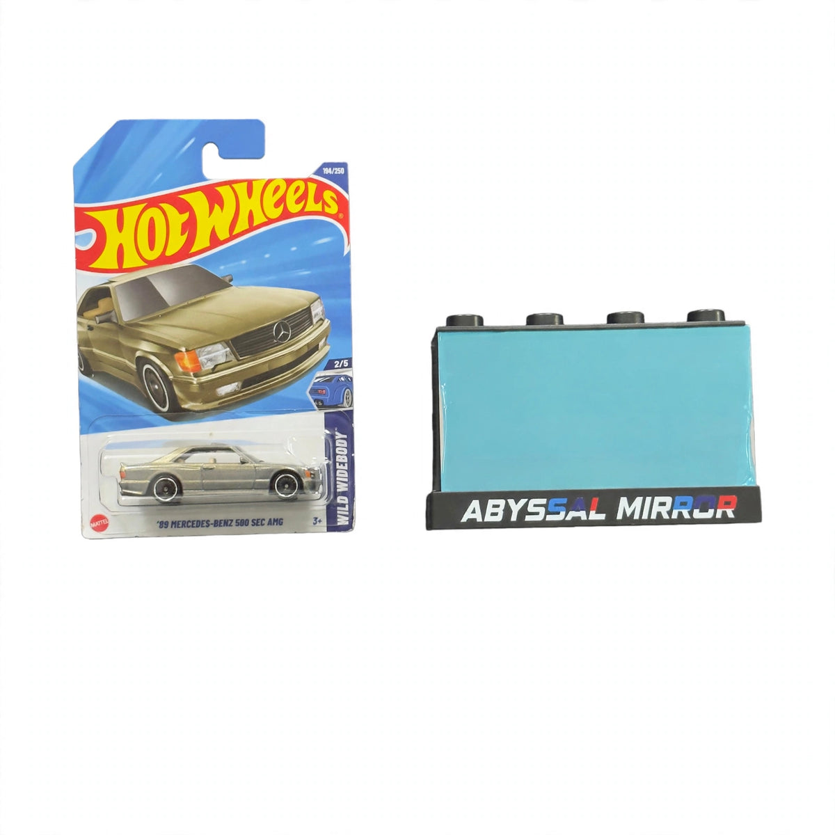 Hotwheels '89 Mercedes-Benz 560 SEC AMG + Abyssal Mirror