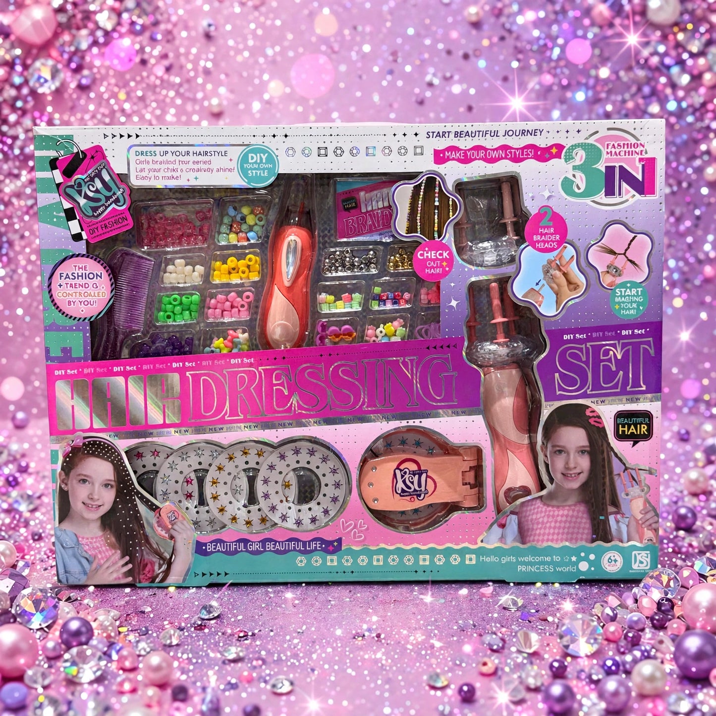 HAIR DRESSING SET - 3-IN-1 FASHION MACHINE