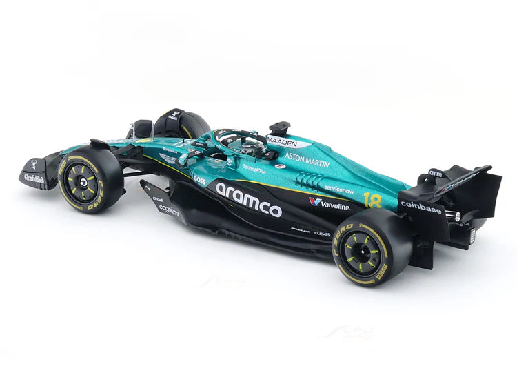 2025 Aston Martin AMR25 #18 L Stroll with Acrylic Case 1:24