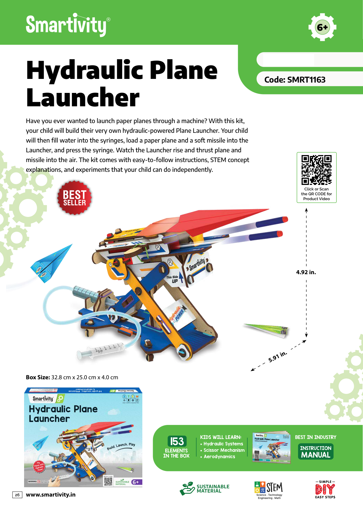 SMRT1163 Hydraulic Plane Launcher