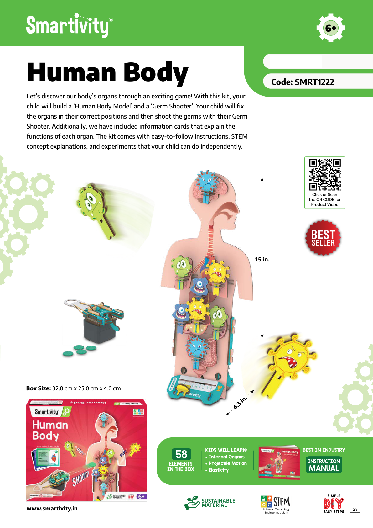 SMRT1222 Human Body