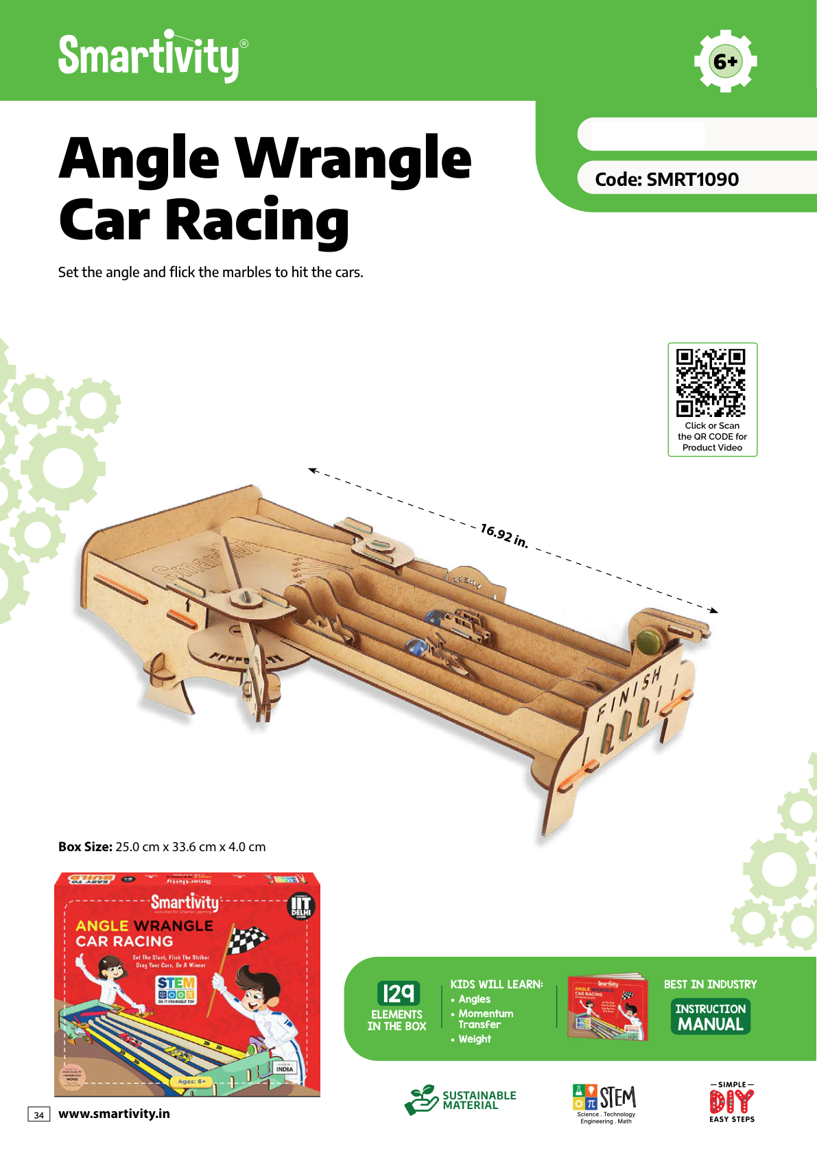 SMRT1090 Angle Wrangle Car Racing
