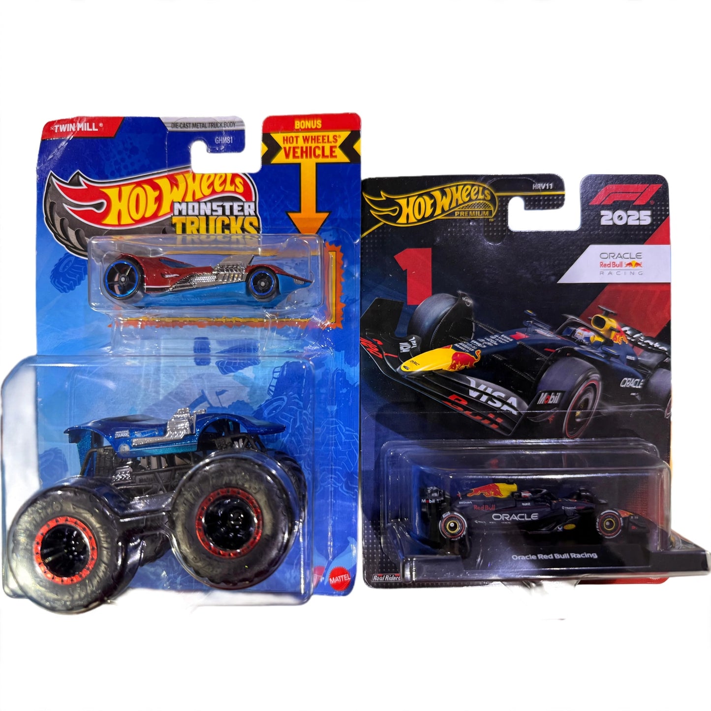 HotWheels premium F1 + random monster truck