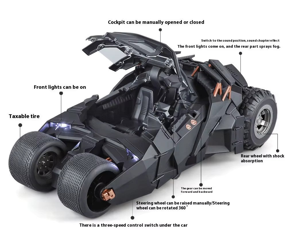Batmobile Tumbler with sound and smoke