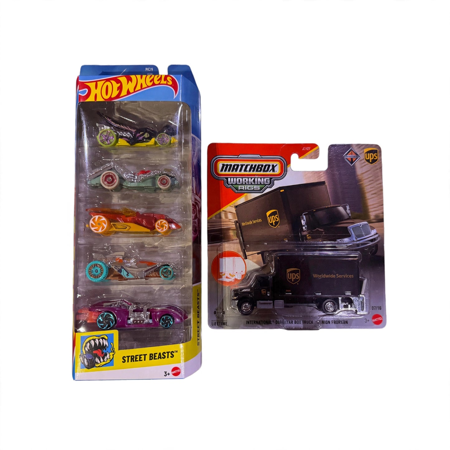 Matchbox Ups working rigs + HotWheels 5 pack random fantasies