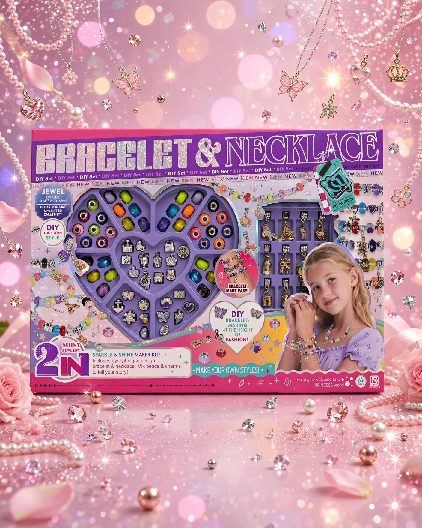 Bracelet & Necklace 2-in-1 DIY Kit