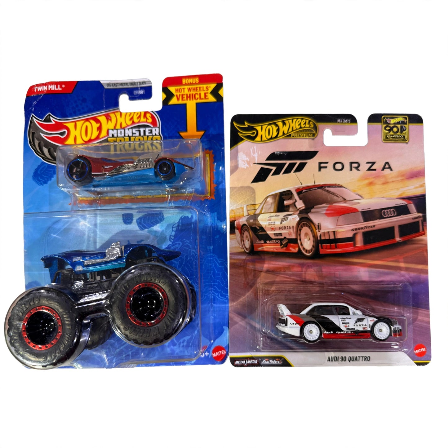 Hotwheels pop culture forza + random monster truck combo