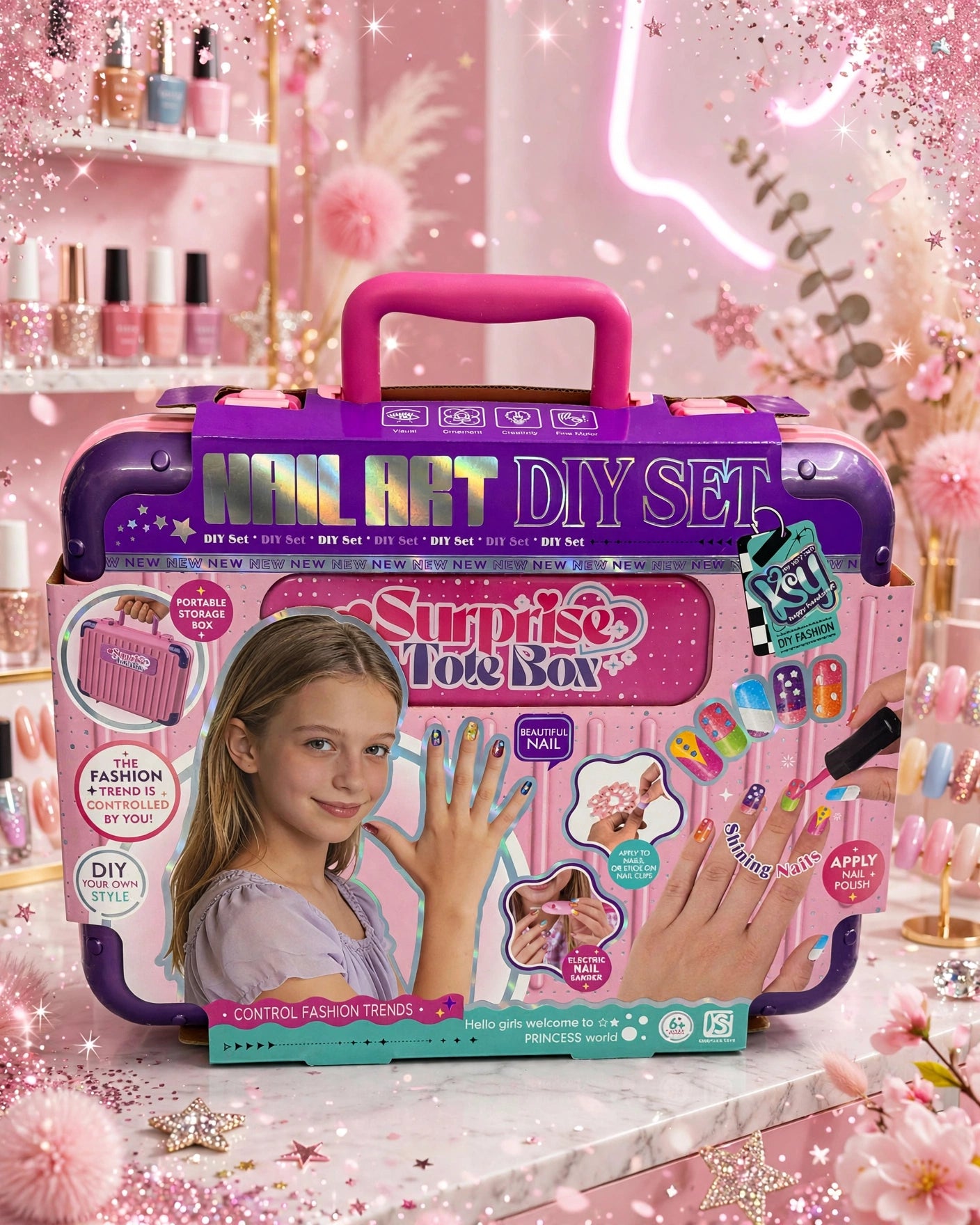 Nail Art DIY Set - Surprise Tote Box