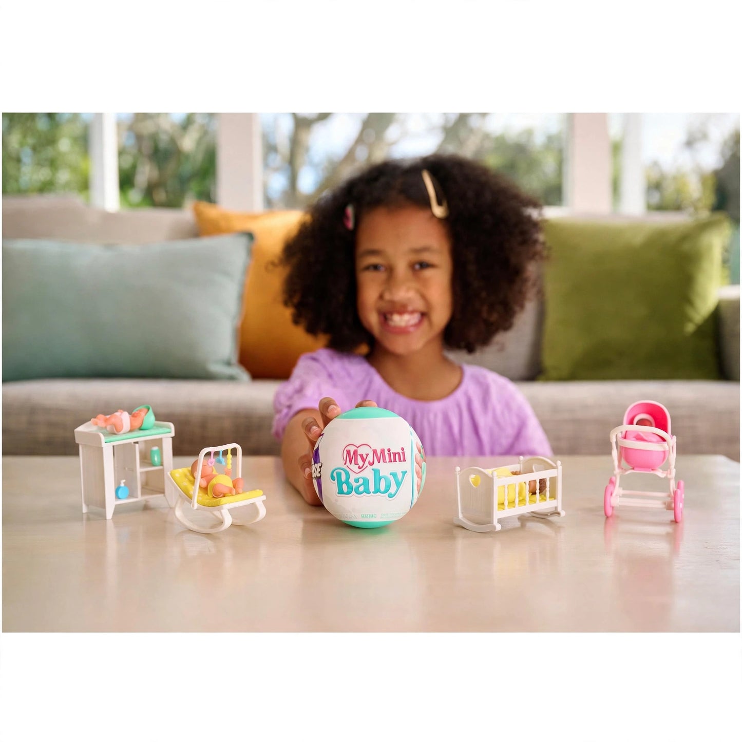 Zuru - My Mini Baby Series 1, 2 Capsules, Collectible Mystery Capsule, Toy for Girls, Realistic Miniature Baby, Playset and Accessories