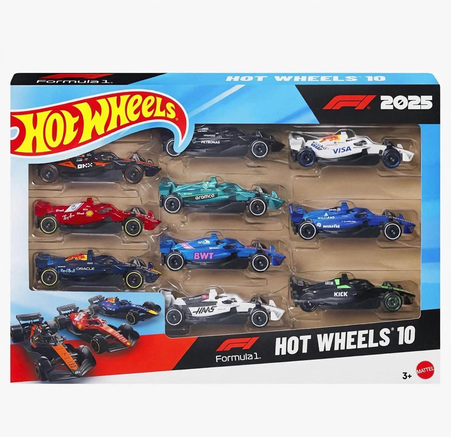 Hot Wheels 2026 Fast & Furious: Silver Anniversary set of 5 + HotWheels F1 10 pack