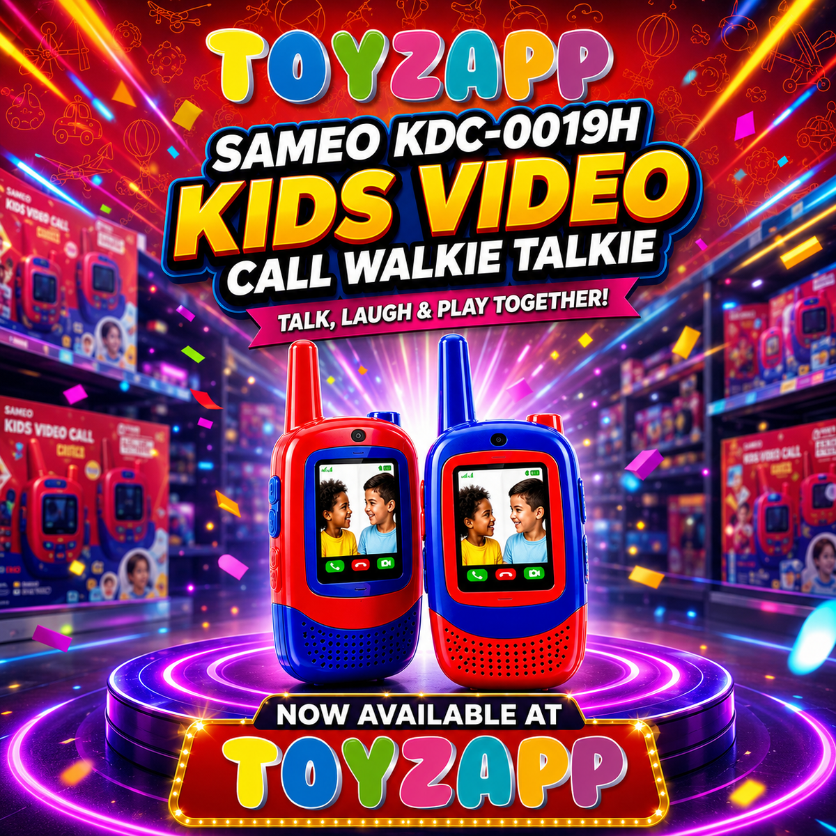 SAMEO KDC-0019H
KIDS VIDEO CALL WALKIE TALKIE