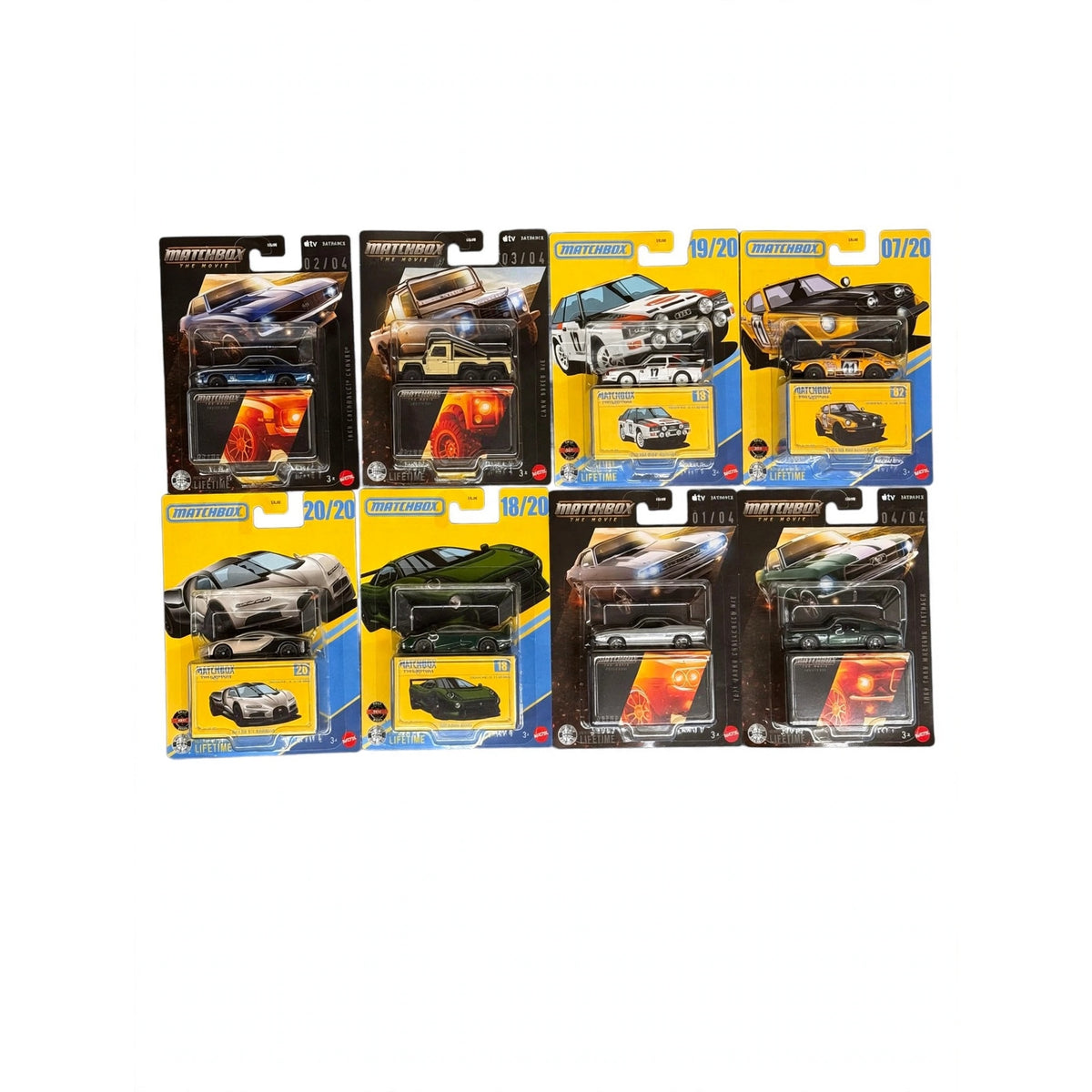 Matchbox Diecast Cars Set of 8 – Matchbox The Movie Series