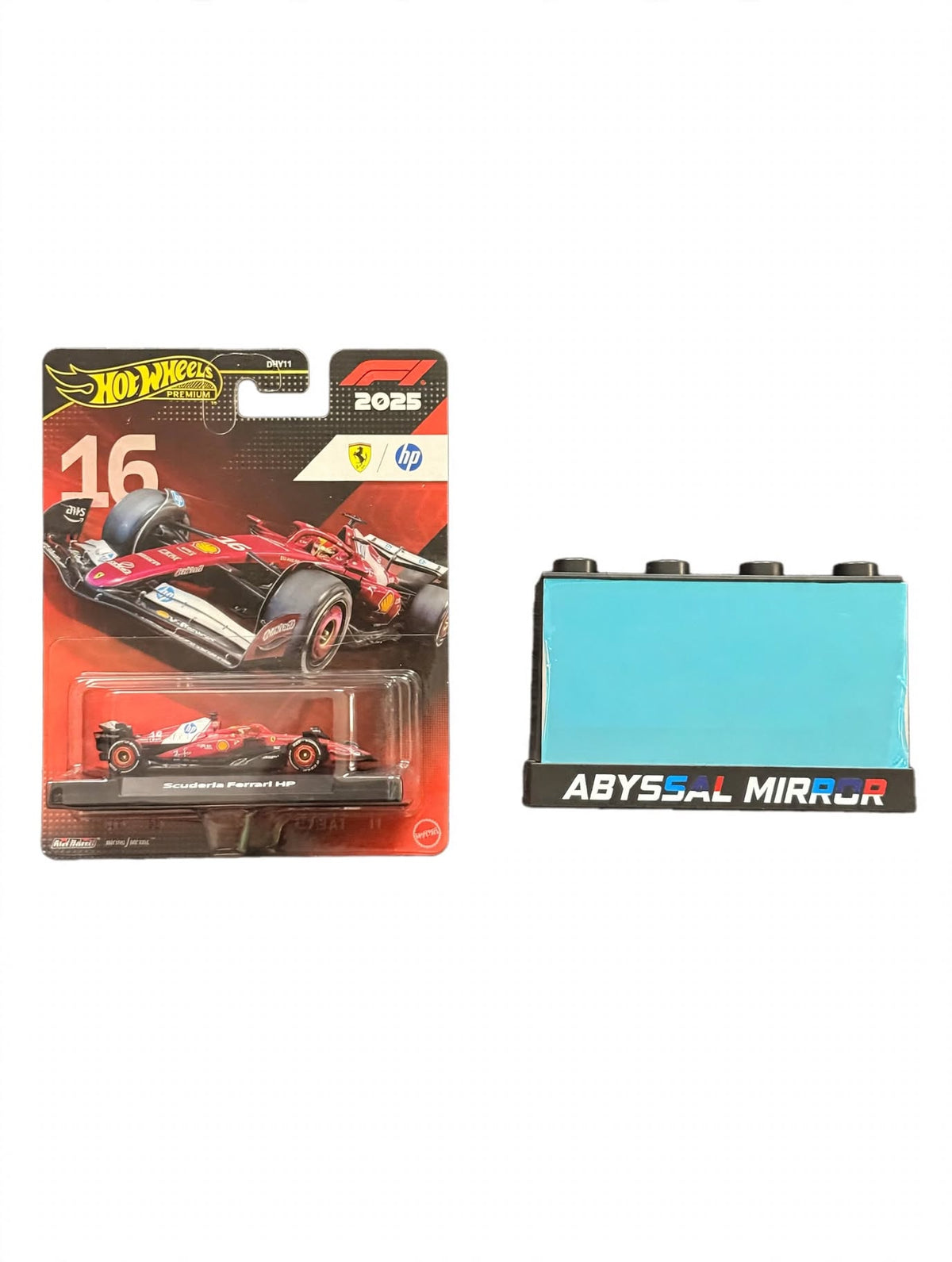 Hot Wheels Premium F1 2025 - Scuderia Ferrari HP #16 Charles Leclerc + Abyssal Mirror Block