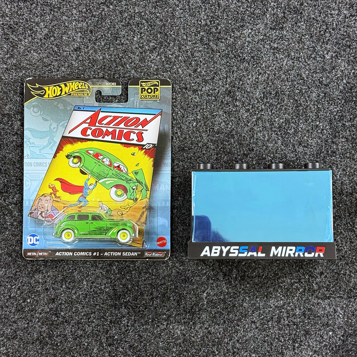 Hot Wheels Action Comics #1 PLUS Action Sedan PLUS Abyssal Mirror
