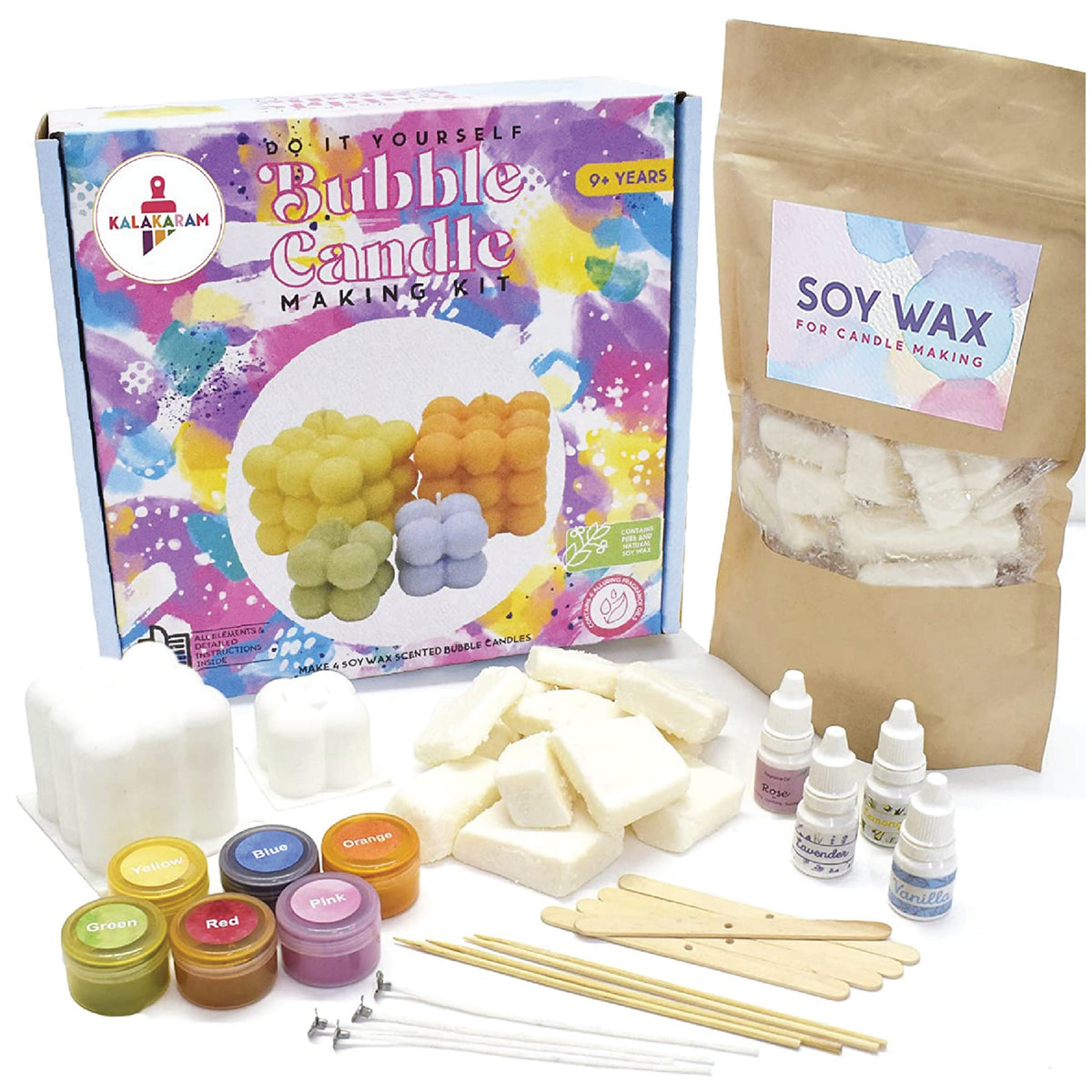 DIY Bubble Candle Making Kit