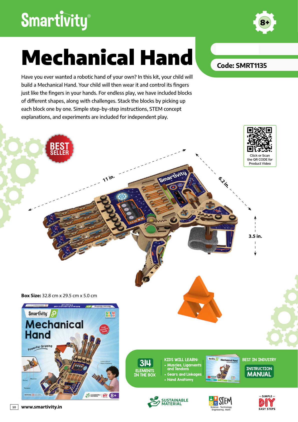 SMRT1135 Mechanical Hand