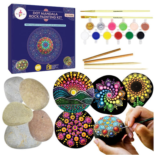 DIY Dot Mandala Rock Painting Kit