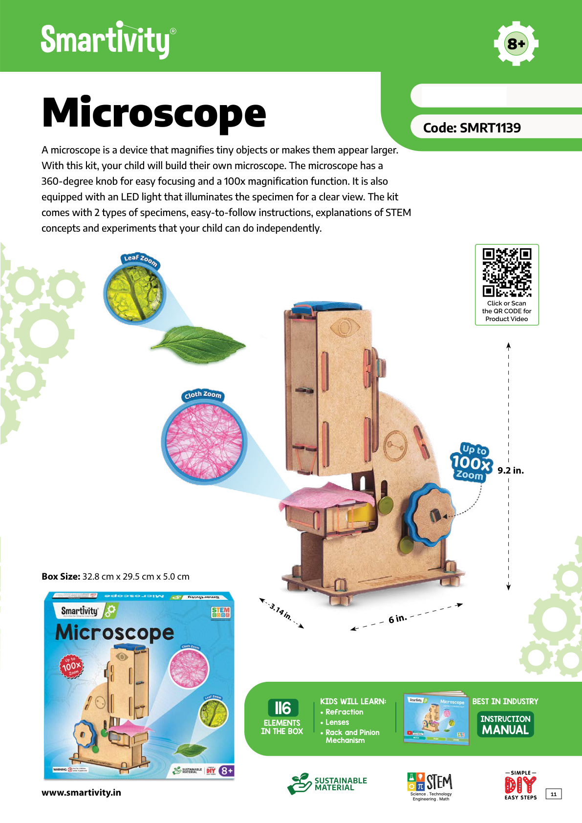 SMRT1139 Microscope