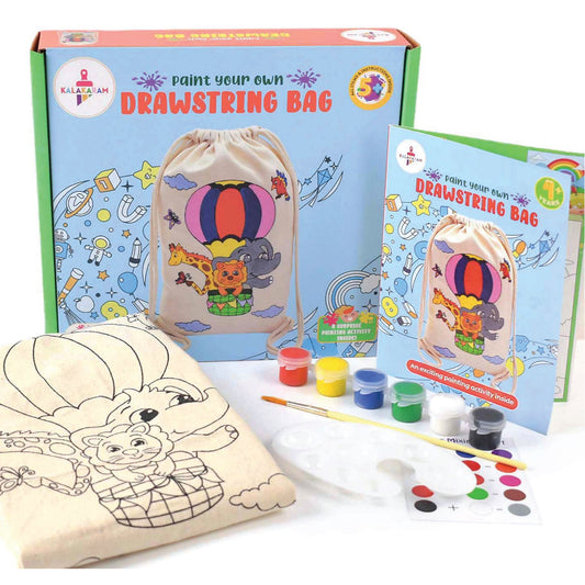 DIY Paint Your Own Drawstring Bag Kit