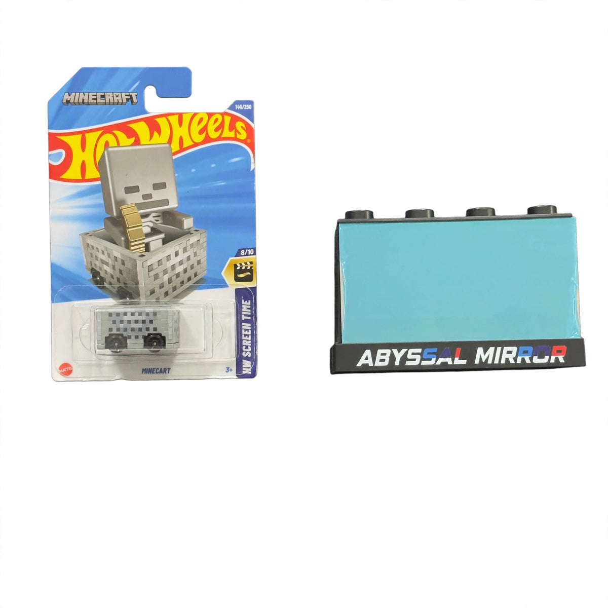 Hotwheels Minecraft Minecart + Abyssal Mirror