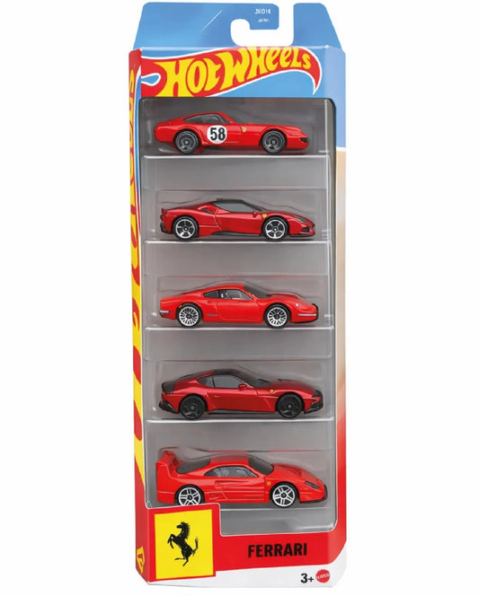 Hot Wheels Car 2026 Ferrari Pack of 5