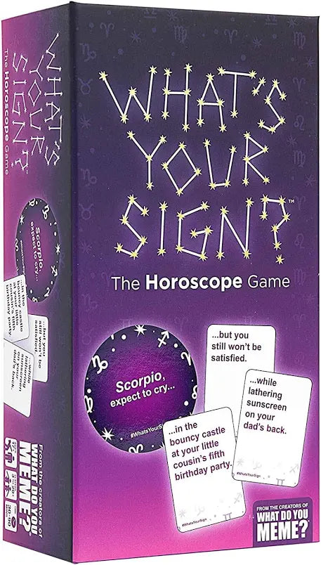 What's Your Sign? Hilarious Horoscope Adult Party Card Game