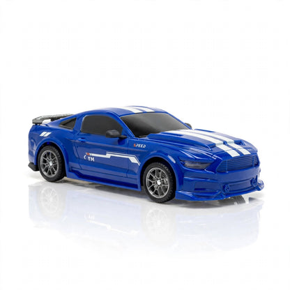 2.4GHz Radio-Controlled Racing Car – Blue Mustang-Style RC Drift Car 20KMPH