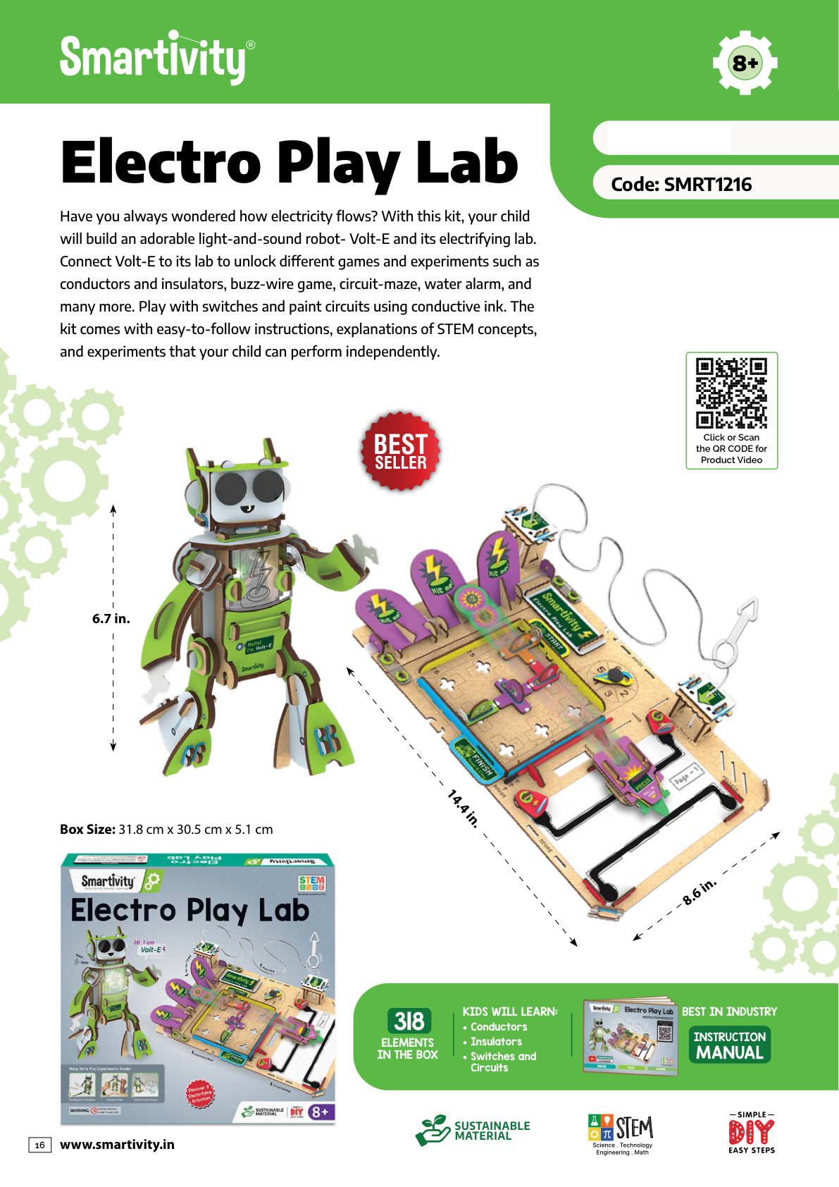 SMRT1216 Electro Play Lab