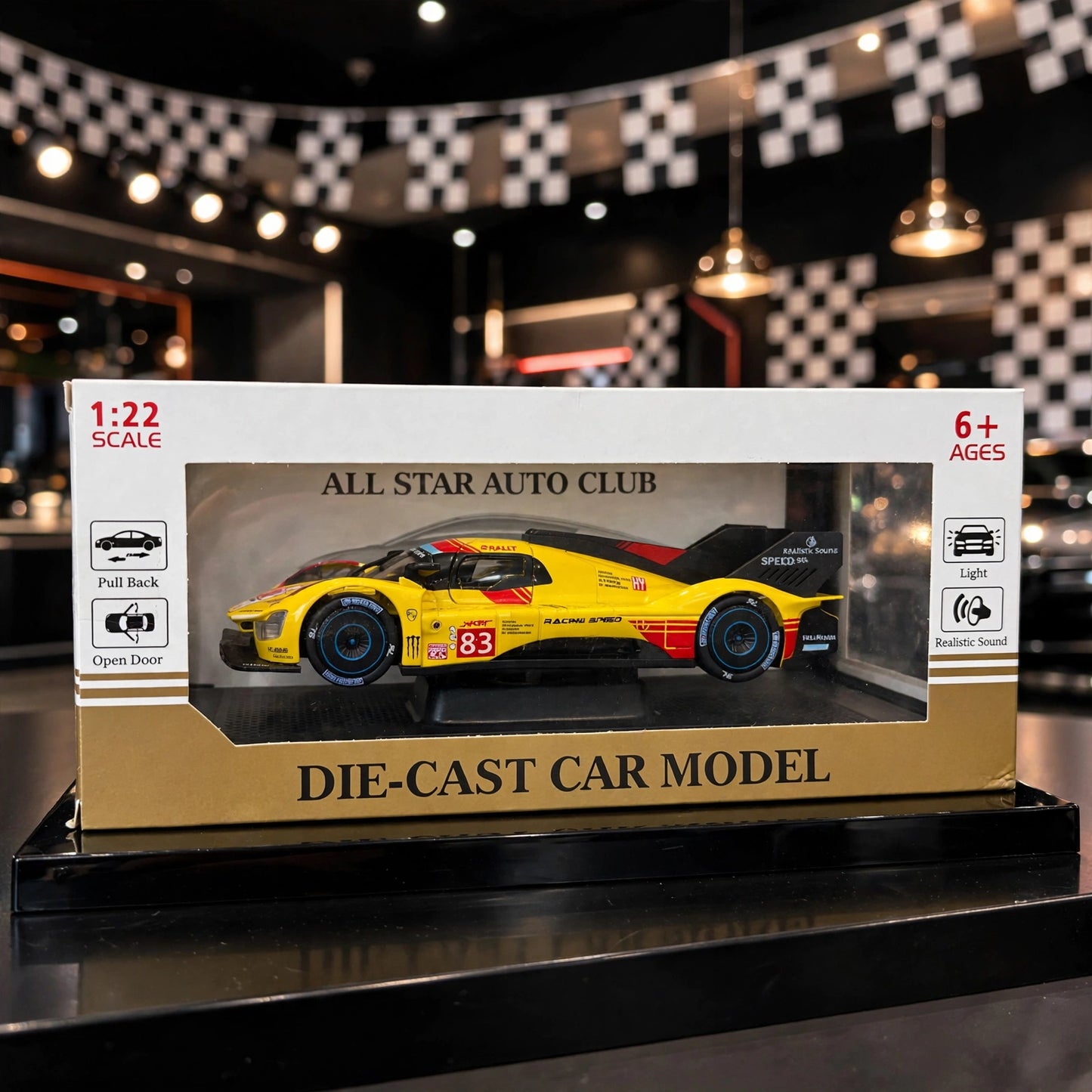 ALL STAR AUTO CLUB - DIE-CAST CAR MODEL 1:22