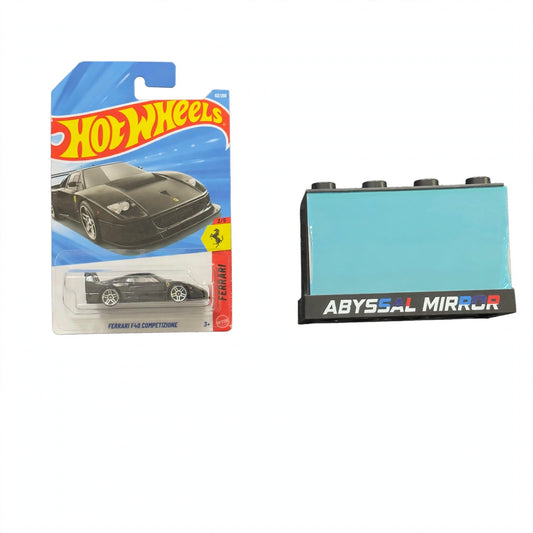 Hotwheels Ferrari F40 Competizione (Black) + Abyssal Mirror