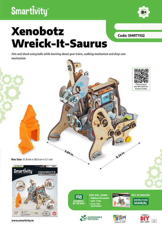 SMRT113 Xenobotz Wreick-It-Saurus
