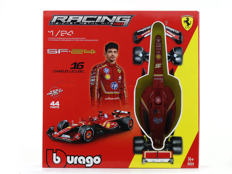 2024 Ferrari SF24 #16 Charles Leclerc Model Kit 1:24