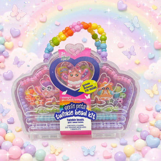 GENIE PETS TWINKLE BEAD KIT - HEART HANDBAG SHAPE - 270+ BEADS