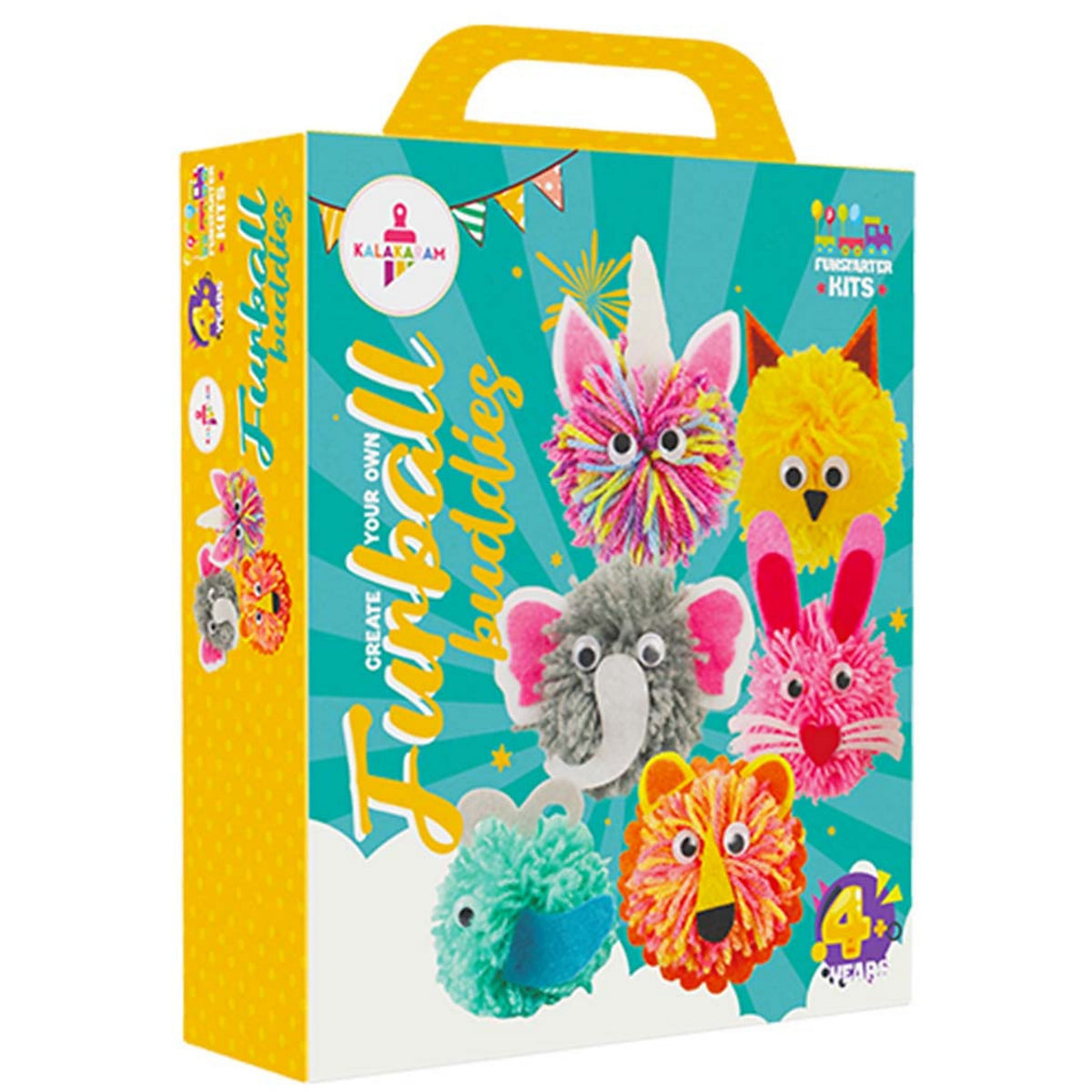 Pom Pom Flowers Craft Kit
