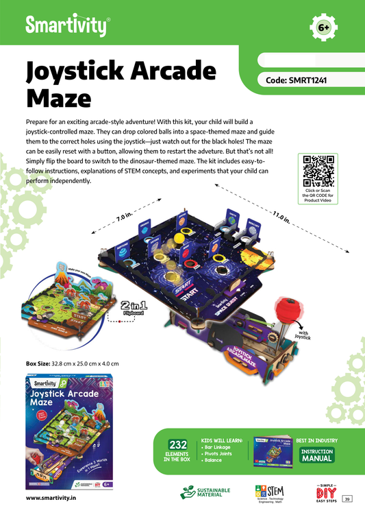 SMRT1241 Joystick Arcade Maze
