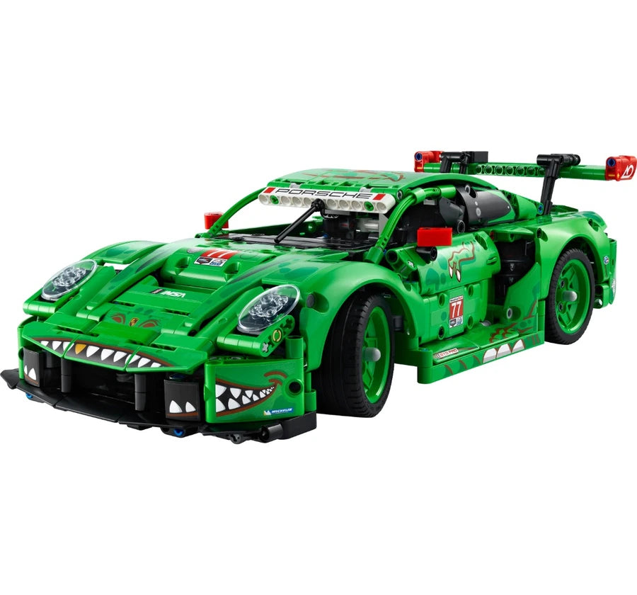 LEGO Technic Porsche 911 GT3 R REXY AO Racing Car - Model Car Building Kit for Kids - 42224, Building Blocks for Kids 11Y+