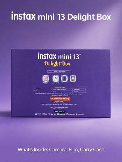 FUJIFILM INSTAX MINI 13 Instant Film Camera delight pack
