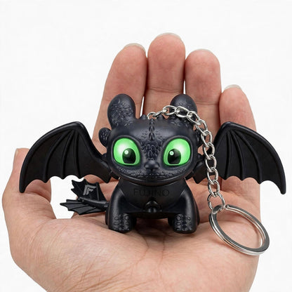 HOW TO TRAIN YOUR Dragon Keychain with LED Light & Moving Wings | Night Fury