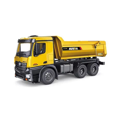 Huina 1582 1:14 All-Metal RC Dump Truck Heavy Duty Remote Control Construction Truck