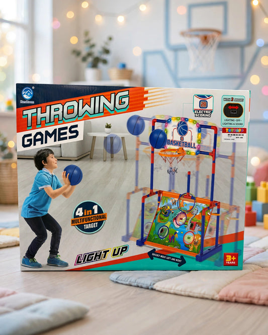 Throwing Games - 4-in-1 Multifunctional Target Light Up