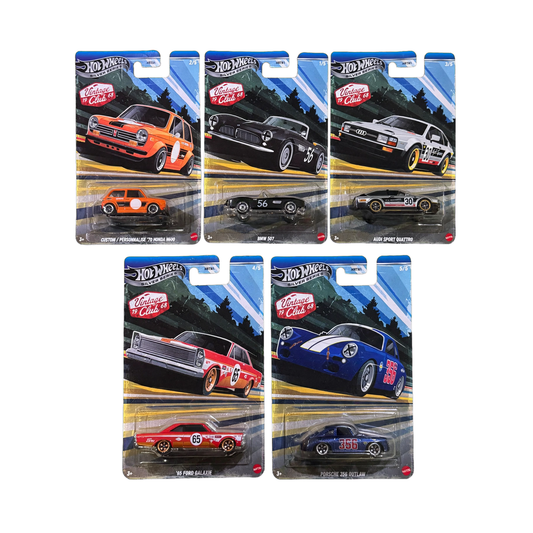 HotWheels Vintage Club 1968 set of 5