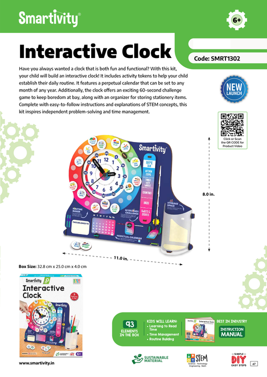 SMRT1302 Interactive Clock