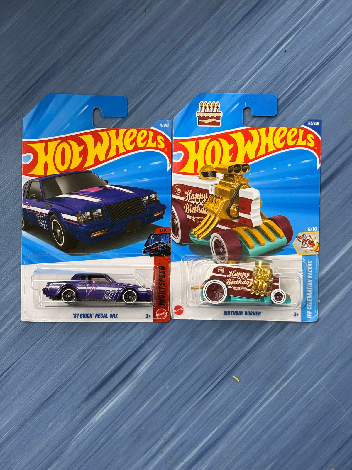 Hotwheels Brian o Conner plus   87 Buick Regal GNX
Birthday Burner- Super Treasure Hunt