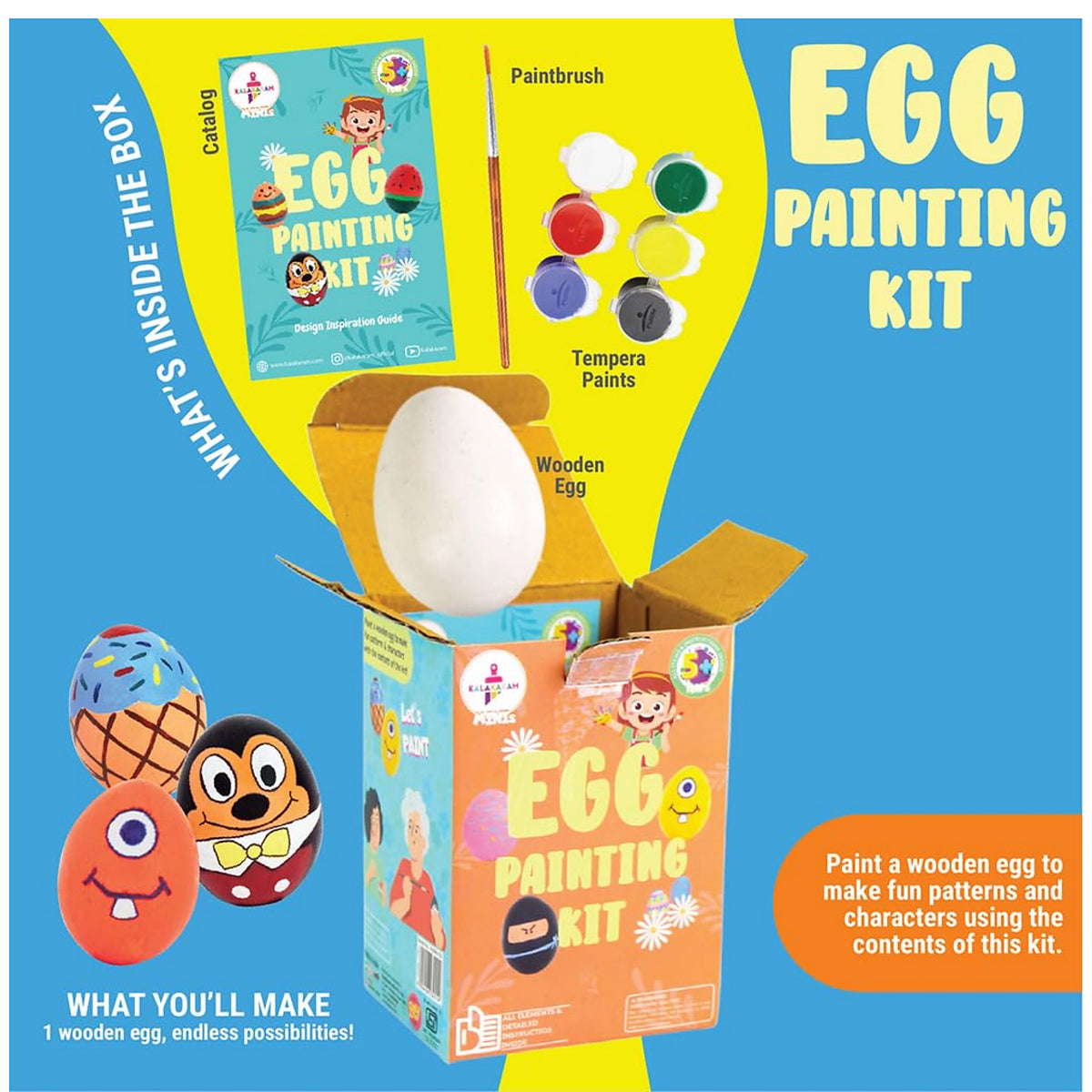 DIY Egg Painting Craft Box