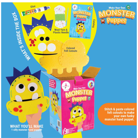 DIY Monster Puppet Craft Box