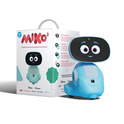 Miko 3: AI-Powered Smart Robot for Kids | STEAM Learning & Educational Robot | Interactive Robot with Learning apps & Unlimited Games