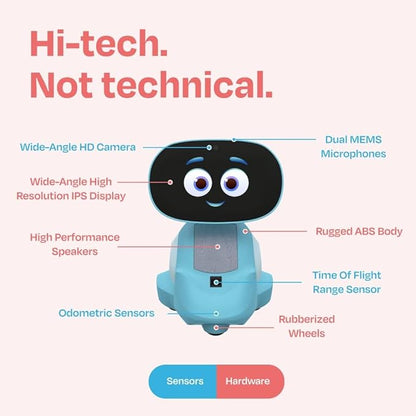Miko 3: AI-Powered Smart Robot for Kids | STEAM Learning & Educational Robot | Interactive Robot with Learning apps & Unlimited Games
