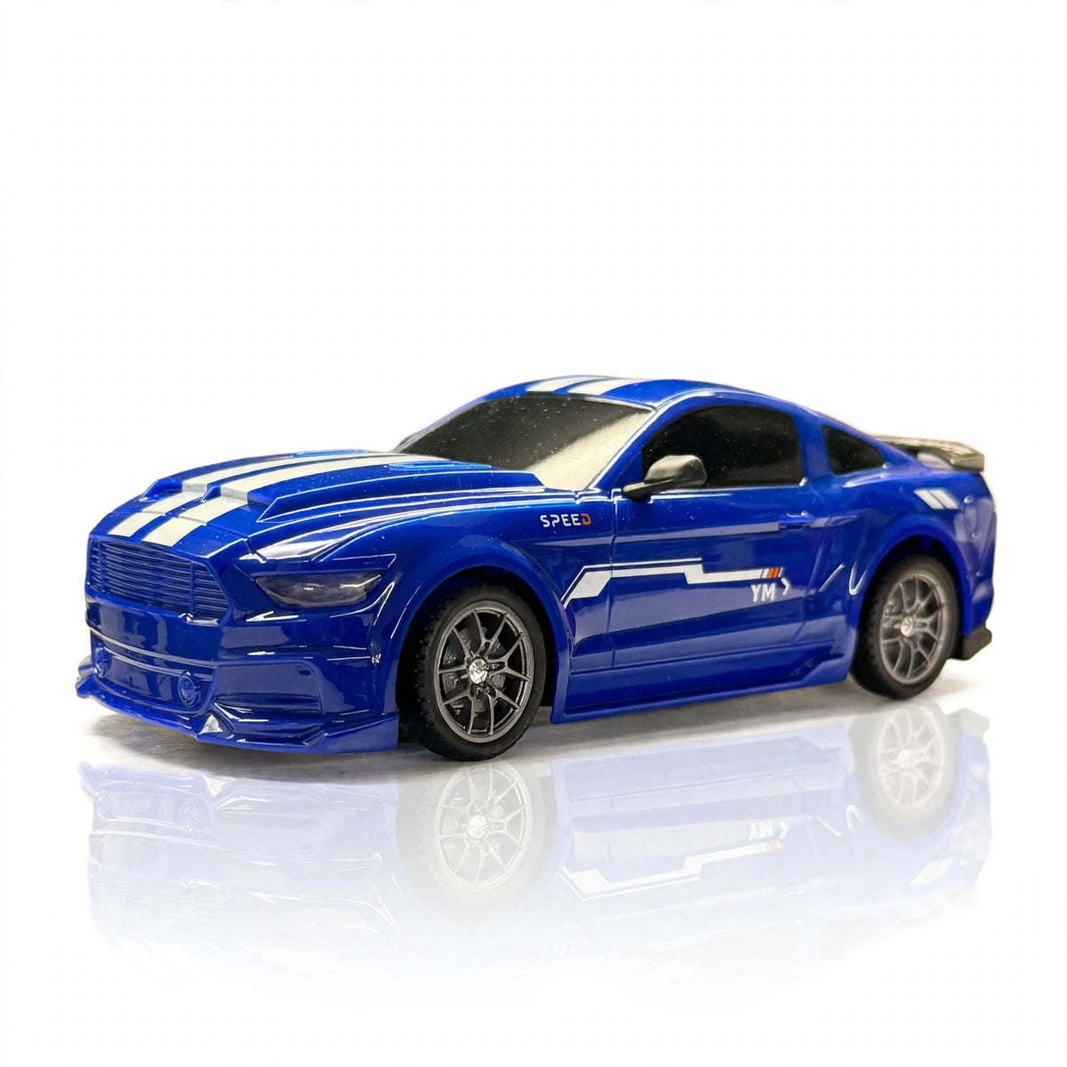 2.4GHz Radio-Controlled Racing Car – Blue Mustang-Style RC Drift Car 20KMPH