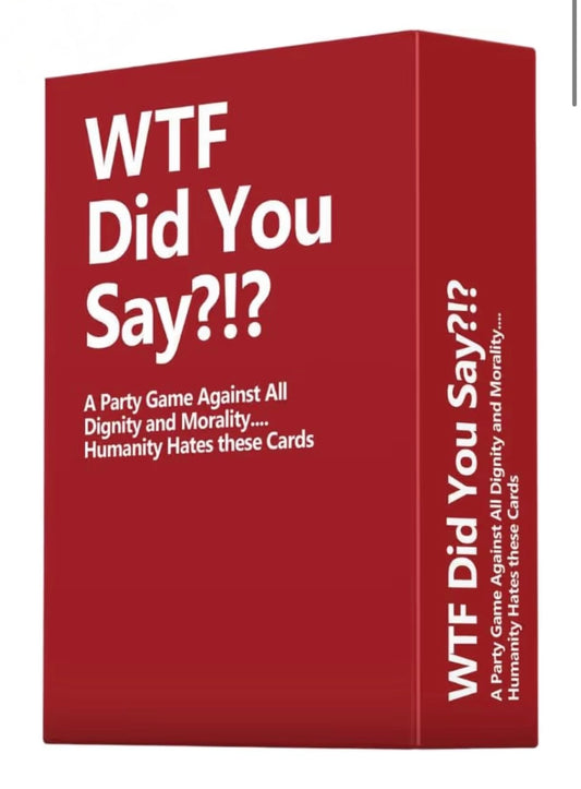 WTF Did You Say A Party Game Against All Dignity and Morality Full Game